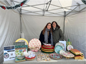 Participación en el mercadillo navideño de la Asociación de vecinos de Conde Orgaz